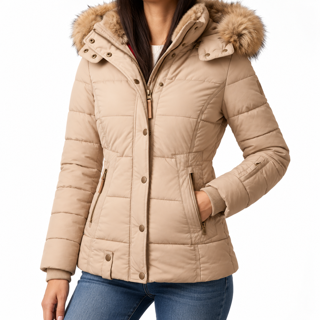 Ramona™ Faux Fur Hood Puffer Jacket