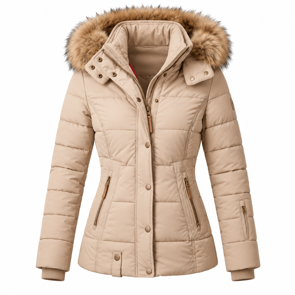 Ramona™ Faux Fur Hood Puffer Jacket