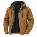 Men's Hooded Zip-Up Winter Jacket