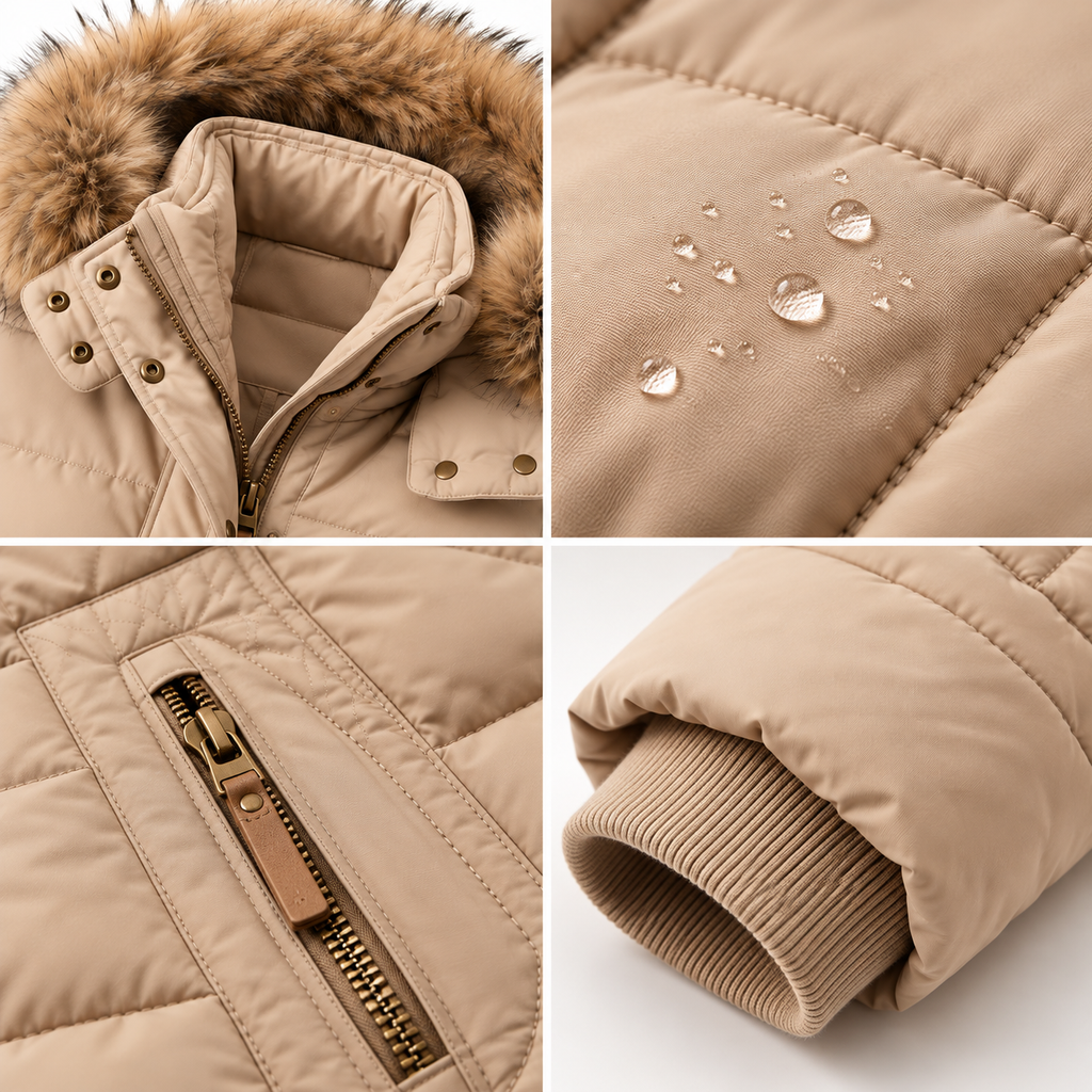 Ramona™ Faux Fur Hood Puffer Jacket