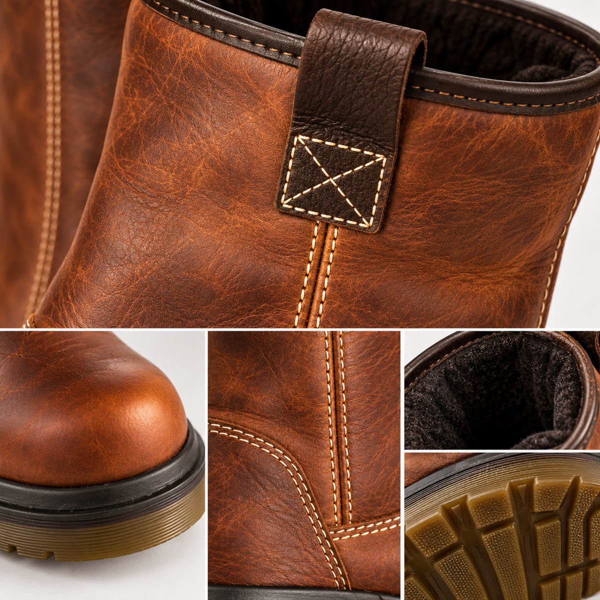 Lined Leather Boots | Classic Everyday Style