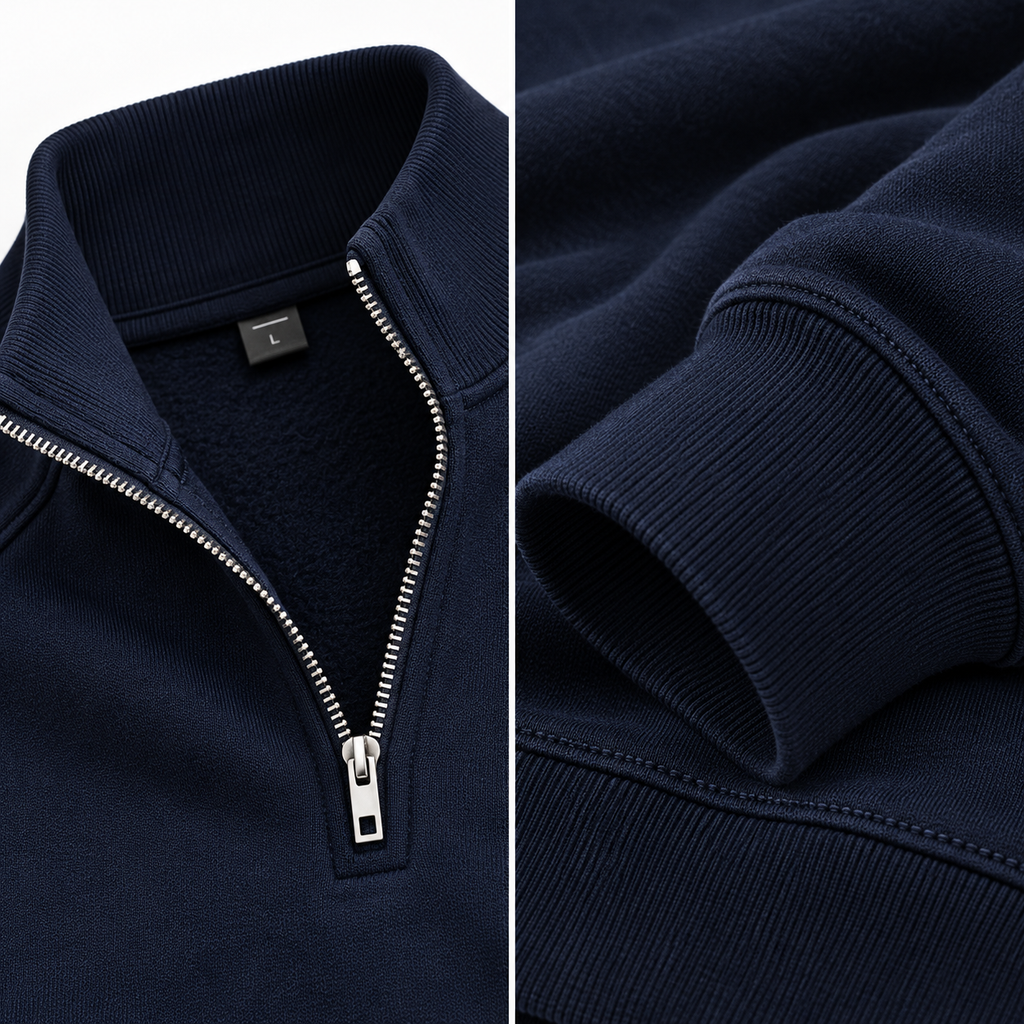 Kevin™ Elegant Zip Sweater