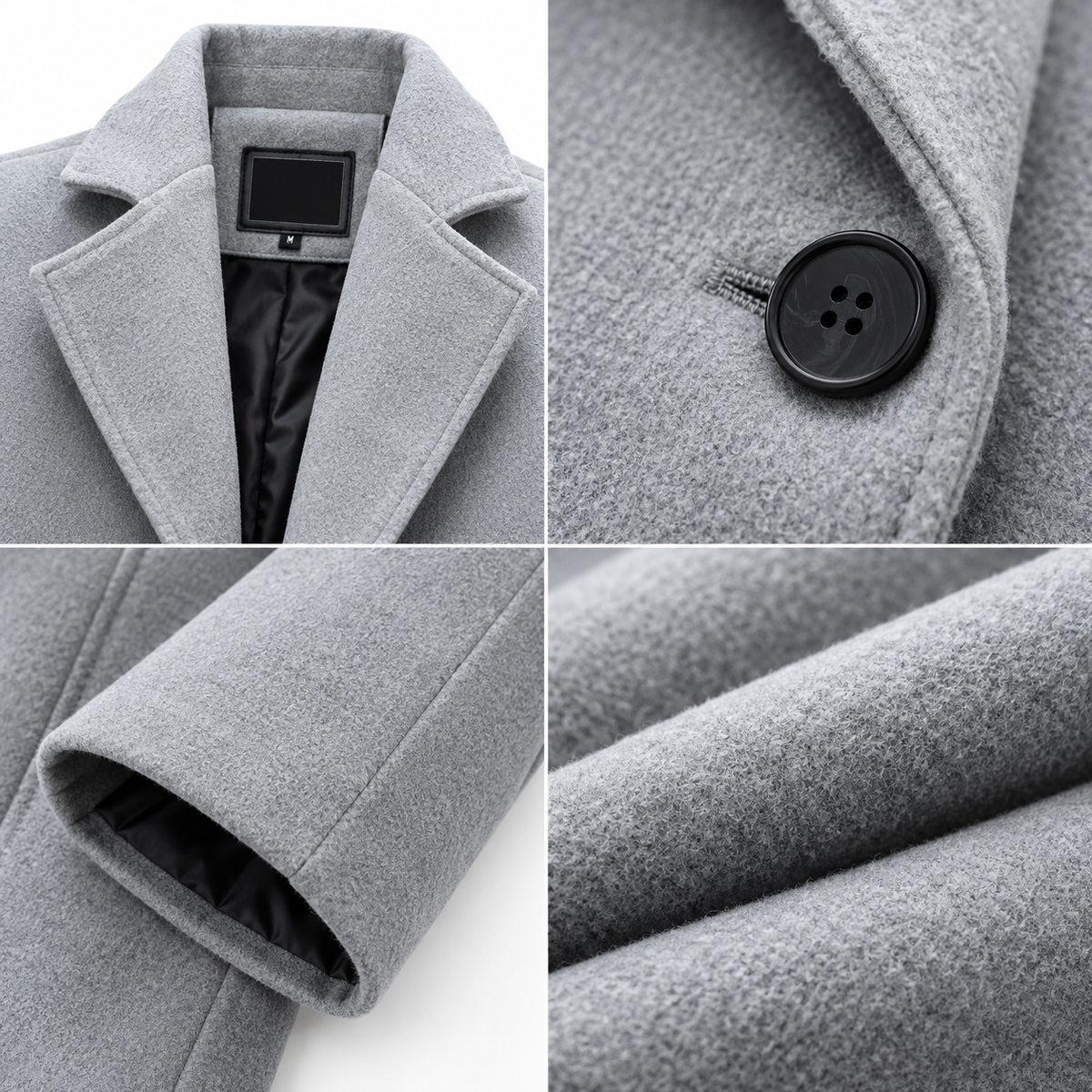 Men's Classic Winter Overcoat