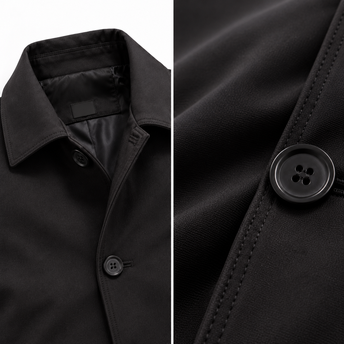 Men's Slim Fit Button-Up Jacket