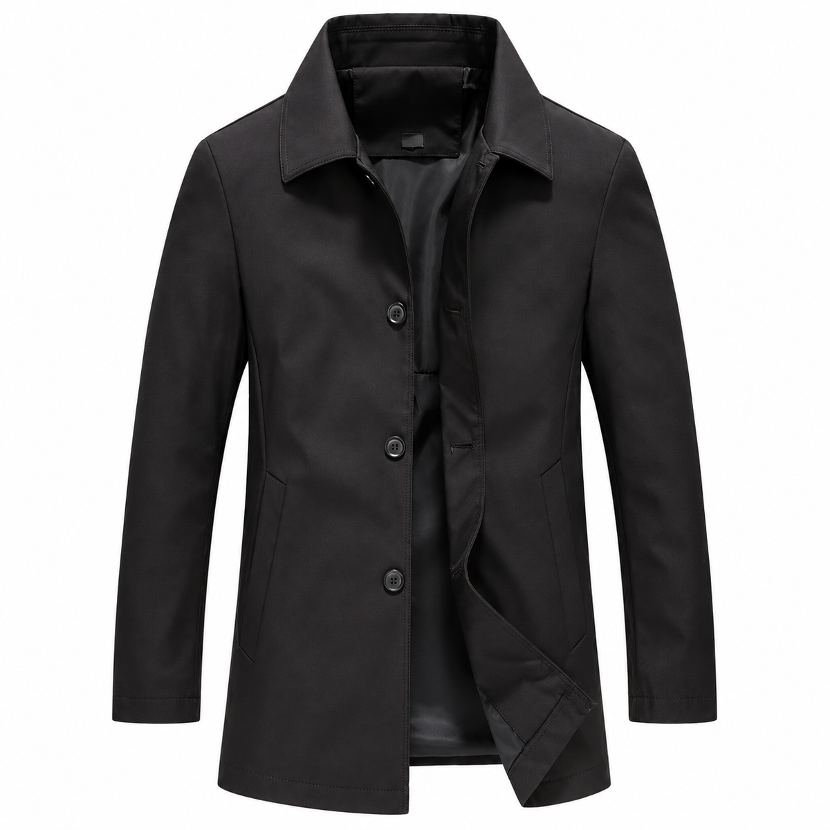 Men's Slim Fit Button-Up Jacket